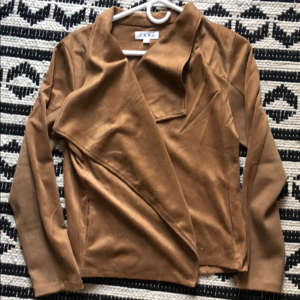 Women’s tan suede jacket